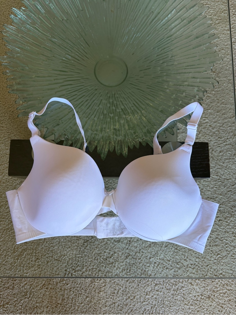 💜 La Vie En Rose White Bra 36C
